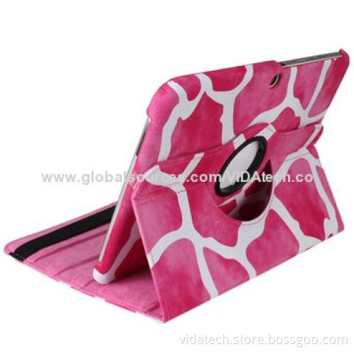 Leather Case for Samsung Galaxy Tab3 P5200, 360-degrees Rotation, w/ Holder, 10.1 Inches,Manufacture